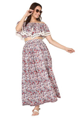 Sicilian dream off shoulder cape coord